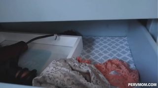 Ebony sex on a chair in the kitchen Cherie Deville hardcore big black cock hd