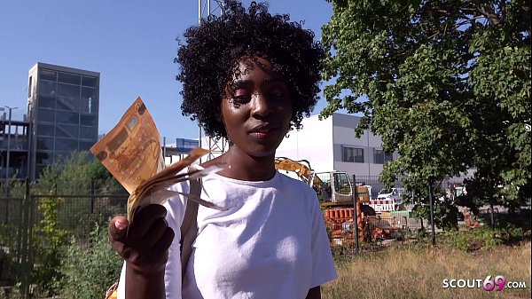GERMAN SCOUT – AFRICAN FIT GIRL WITH PERFECT BODY TALK TO FUCK AT LOST PLAY FOR MONEY